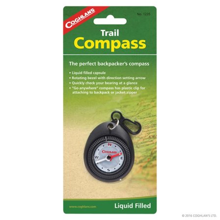 Coghlan's Trail Compass compasses Black OneSize
