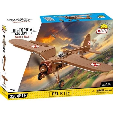 Modell - COBI - 5742 - PZL P-11C - Plast - Att montera själv - Blandad