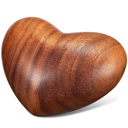 Trähjärta Komfort Trä Kärlekshjärta Dekorativa Snidade Ornament Gåva Till Vänner Familj