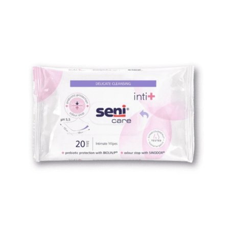Seni Care Intim Hygien Inti+ Rengöringsservetter 20-pack