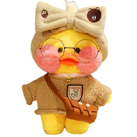 Little Yellow Duck Doll Plyschleksak 30 cm #04