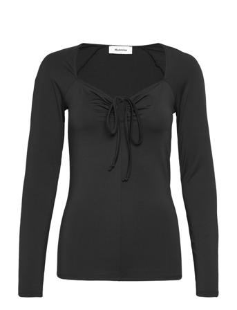 Bartomd Top T-shirts & Tops Long-sleeved Svart Modström