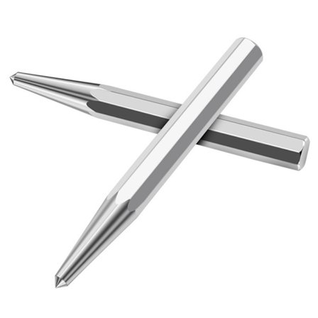 2 stansar för konisk stansning, positionering och hål