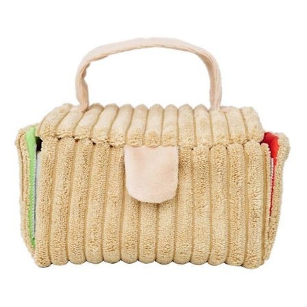 Hundleksak Snuffle med Pip Leksak för Tänder Mjuk Plysch Mat Sniffing Pad