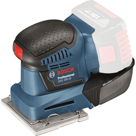 Bosch GSS 18V-10 Plansliper uten batteri og lader, Maskiner