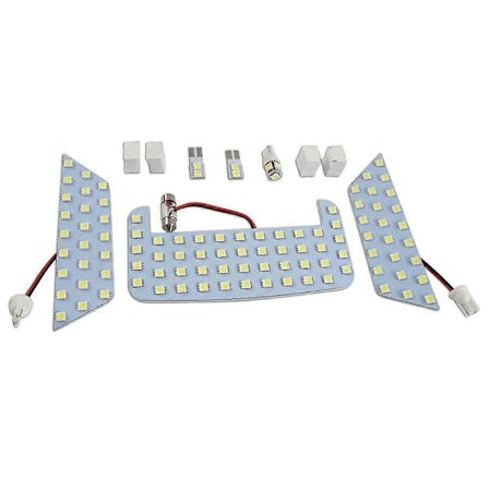 1 Sæt Indvendig LED Loftslampe til Toyota RAV4 XA50 2019 2020 2021 2022 Lamper SMD Ultra Lys Kuppel