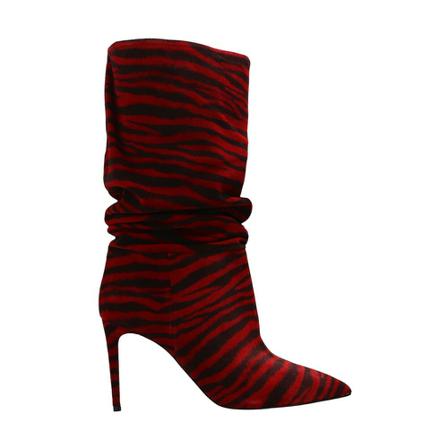 Paris Texas, Heeled ankle boots Rood, Dames, Maat:36 EU,suede