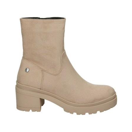 Xti Boot , Beige , Dames , Maat: 40 EU Enkellaarsjes