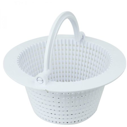 Rund korg för ovanmarkspoolskimmer - Diameter 16 cm - Vit - Poolrengöringstillbehör