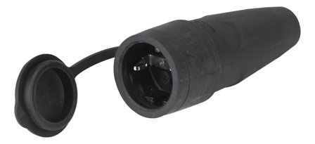 Nordic Quality Grounded Extension Connector, 250V / 16A, for out