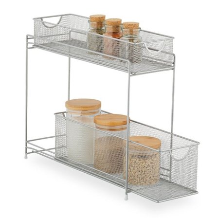 Hållare för köksskåp i metall