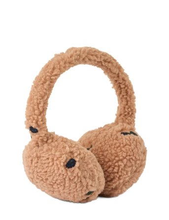Liewood Albero Pile Earwarmers - Beige - ONE SIZE