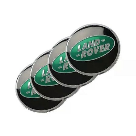 4 st 56 mm Bilhjul Nav Klistermärken Centerkåpa Emblem Badge Dekal kompatibel för Land Ro-ver Range Rover Sport Evoque Discovery 3 4 5 Freelander
