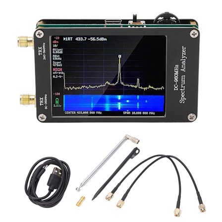 Spektrum Analysator MF HF VHF UHF Indgang 4 Tilstande 2,8 tommer Touchscreen Bærbar Spektrum Analysator Signal Generator