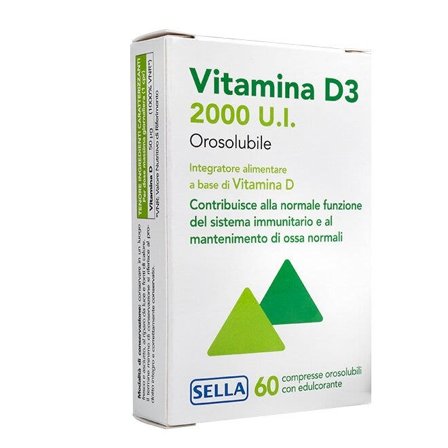 Vitamina D3 2000Ui Orosolubile 60 Compresse