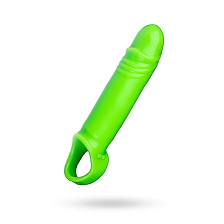 Shots: Smooth Stretchy Penis Sleeve - Glow in the Dark - Vuxen.dk: For ham