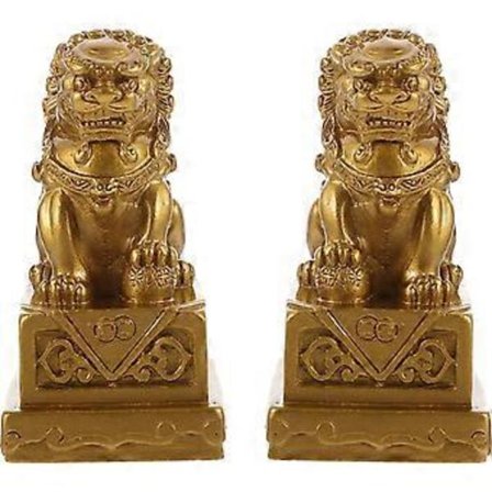 2 kpl Leijonahahmoja Hartsi Eläin Koristeet Työpöydän Villieläin Sisustus Leijonapatsaat