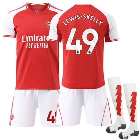 25-26 Arsenal Hemmatröja Barn Vuxen Fotbollströja Nr 49 Lewis Skelly No. 49 Lewis Skelly{REN}