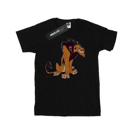 Disney Girls The Lion King Classic Scar Bomull T-shirt 7-8 år