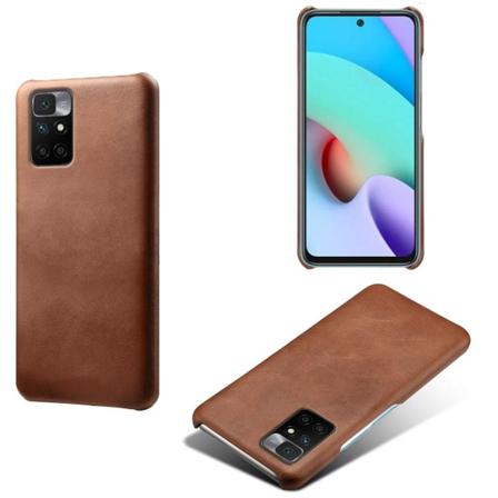 Ksq Xiaomi Redmi 10 Skal Läderbelagt Brun