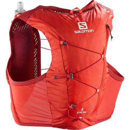 Salomon Active Skin 4 Set (spring 2021) workout backpacks Red L