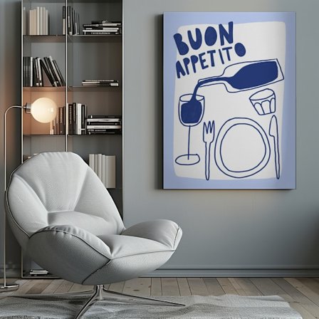 Untitled Artwork 13.png Canvastavla 50x70 cm