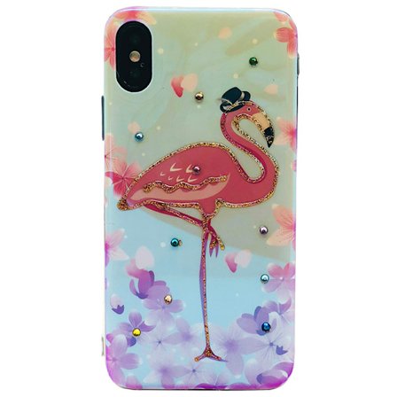 Retroskal Holiday för iPhone X/XS (Silikon)