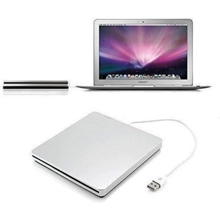 Ekstern USB CD/DVD-stasjon/brenner Kompatibel med Apple MacBook Pro/Air/Mac mini