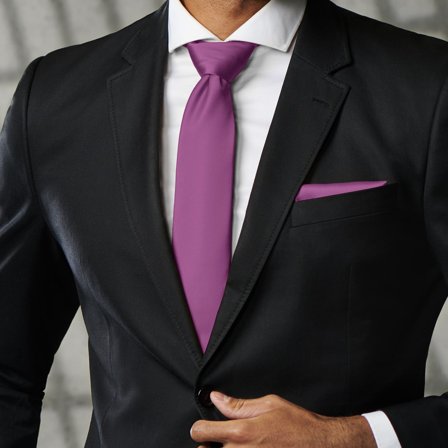 Lilla 8cm Basic Slips for menn - Ensfargede slips