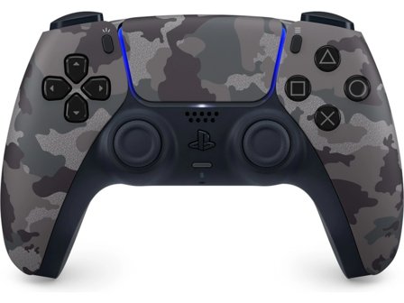Sony PS5 DualSense Grey Camo (2025) - Trådlös DualSense-handkontroll till PlayStation 5