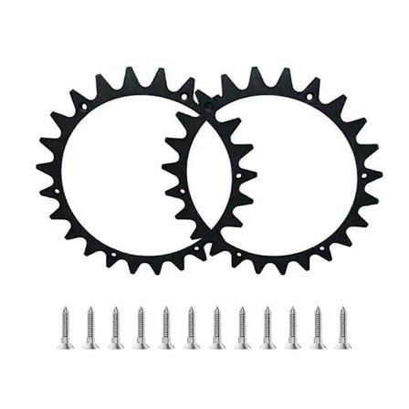 XJ-2-pak rostfrie reserveblade til Robomow robotplæneklippere RS TS MS RC TC MC modeller