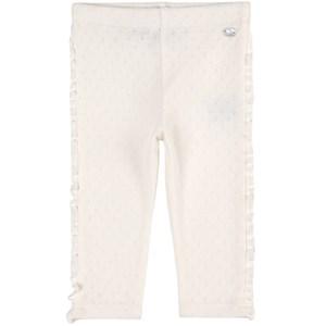 Tartine et Chocolat White Baby Leggings - Bottoms - 18 months - White - Mädchen