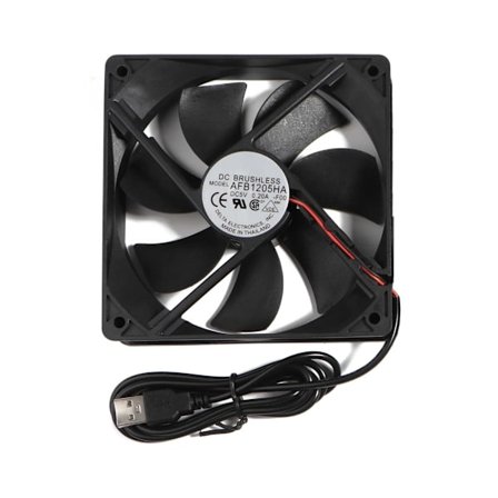 CPU Kylfläkt 120x120mm PC-Server USB CPU Kylare Radiator CPU Kylfläkt