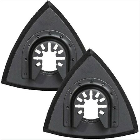 90mm Triangulære Slibepuder - Oscillerende Multiværktøj Slibepude til Træslibning