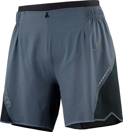 Salomon Men's Sense Aero 7'' Shorts Men workout shorts Grey M