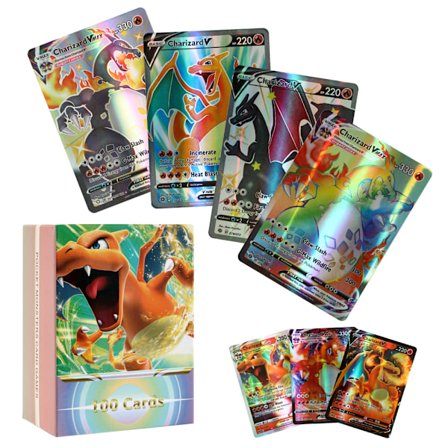 100 stk. Anime Kort Sæt Tegneserie Spil Kort Børn Samlekort Samleobjekter Brætspil Kort