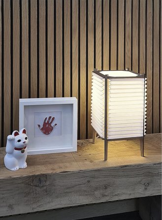 Beehive bordlampe Small - eik/papir