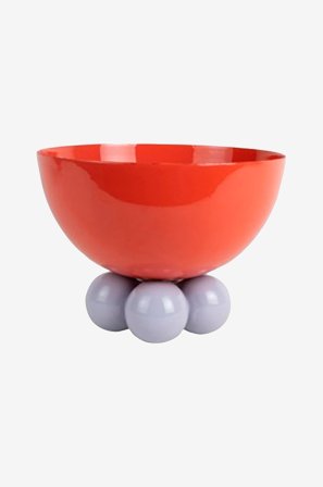 Present Time - Kulho Double Funky Large - Punainen - Kulhot - - Homeroom