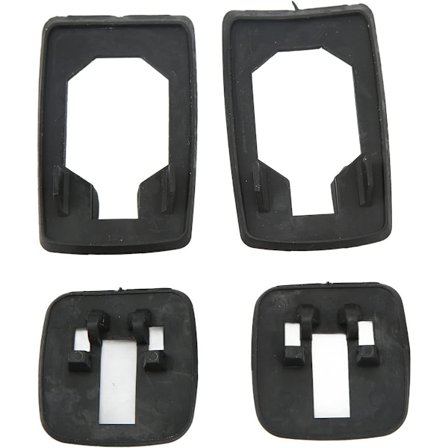 4 stk. sorte gummi bildørhåndtag tætningssæt passer til VW Golf III 3 forreste bageste venstre højre