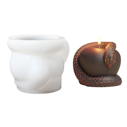 3D Æbler Lysforme Epoxy Resin Forme Silikoneform DIY Støbeforme