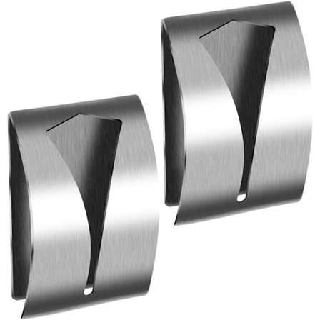 En borrfri handdukshängare i rostfritt stål, lämplig för att hänga handdukar, disktrasor, etc.