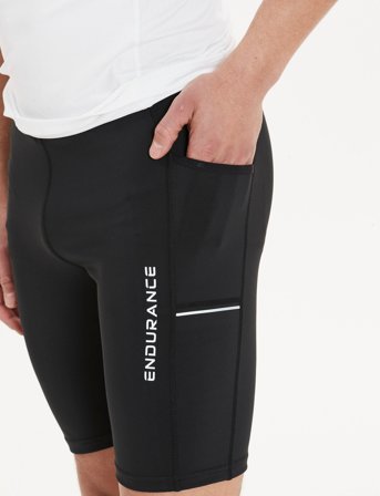 Endurance Energy M Short Tights - Black - XXXL