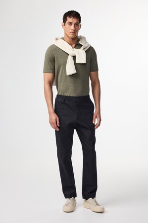 NN.07 Baker Hose Herren Blau Baumwollmix