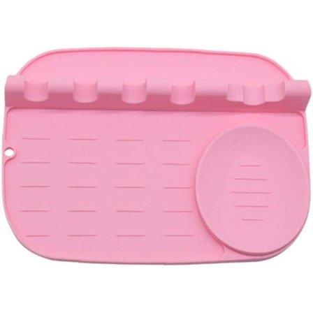 Silikoninen lusikkateline, lusikkateline, kaksi-yhdessä keittiövälineiden teline, lasta hylly keittiötarvikkeet