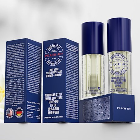 PEACH JO+ Beauty & Personal Care Liten Blå Tube Fuktighetsgivende Leppeolje