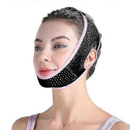 Gjenbrukbar V-linjemaske Ansikts slankestropp Dobbel hake Reduserer Hake Oppgjenbrukbar V-linjemaske Ansikts slankestropp Dobbel hake Reduserer Hake 