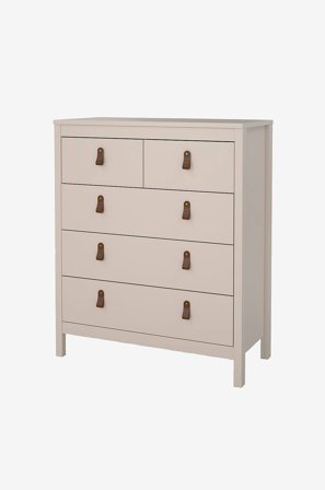 Tvilum - Madrid Byrå 3+2 lådor - Beige - Byråar - Från Homeroom