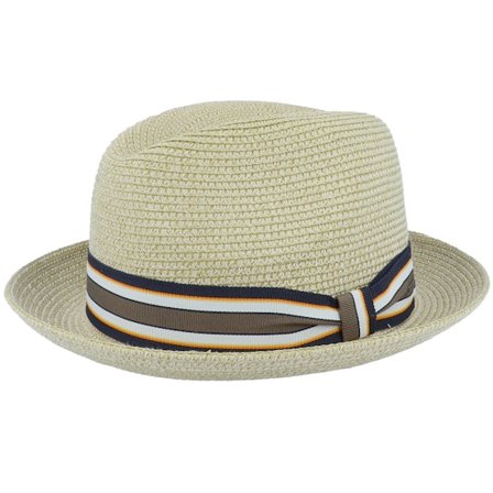 Bailey - Beige straw Hoed - Salem Driftwood Straw Hat @ Hatstore
