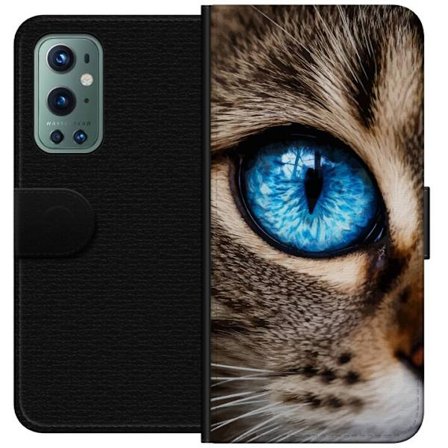 Yhteensopiva Lompakkokotelo OnePlus 9 Pro Värikäs spiraaligalaksi avaruudessa tähtien, sumujen ja kosmisen valon kanssa