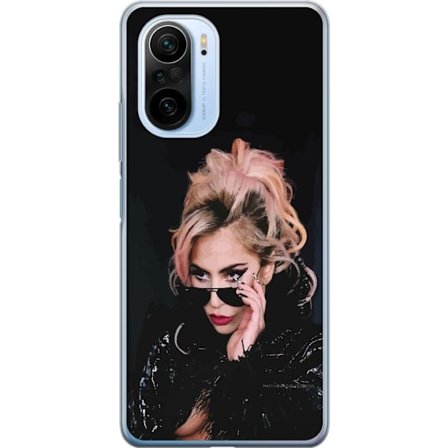 Kompatibelt Mobildeksel til Xiaomi Mi 11i Lady Gaga portrett med solbriller og dramatisk sminke i mørk glamorøs stil